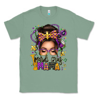 Sage mardi gras mama messy bun Classic Tee - texasbilliewilder