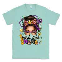 Seafoam mardi gras mama messy bun Classic Tee - texasbilliewilder