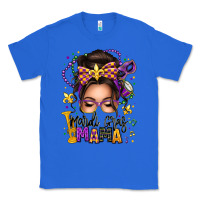 True Royal mardi gras mama messy bun Classic Tee - texasbilliewilder