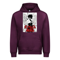 Mauve Wine mob psyco 100   % Urban Hoodie - lanVoArt