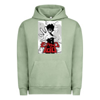 Pigment Oil Green mob psyco 100   % Urban Hoodie - lanVoArt