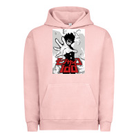 Pigment Salmon mob psyco 100   % Urban Hoodie - lanVoArt