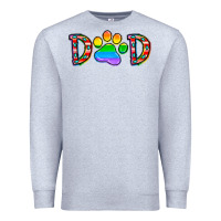 Heather Grey dad lgbt Premium Sweatshirt - CowhideDigitalArt