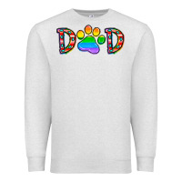 Oatmeal Heather dad lgbt Premium Sweatshirt - CowhideDigitalArt