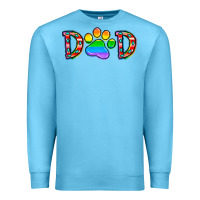 Ocean Blue dad lgbt Premium Sweatshirt - CowhideDigitalArt