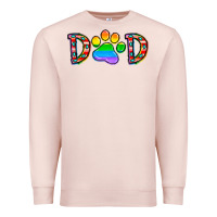 Pale Pink dad lgbt Premium Sweatshirt - CowhideDigitalArt