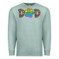 Seafoam dad lgbt Premium Sweatshirt - CowhideDigitalArt