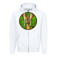 White red brocket deer christmas Zipper Hoodie - LillyAllenDesigns