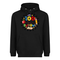 Black 100 days of school Heavyweight Hoodie - Artiststas