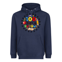 Navy 100 days of school Heavyweight Hoodie - Artiststas