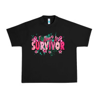 Black I am a survivor Cancere Awareness Urban Heavy Tee - HowdyJamesFarm