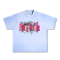 Grape Ice I am a survivor Cancere Awareness Urban Heavy Tee - HowdyJamesFarm