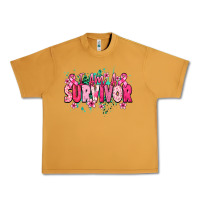 Peanut Butter I am a survivor Cancere Awareness Urban Heavy Tee - HowdyJamesFarm