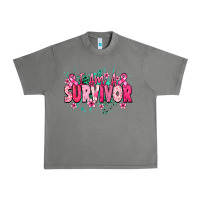 Tornado I am a survivor Cancere Awareness Urban Heavy Tee - HowdyJamesFarm