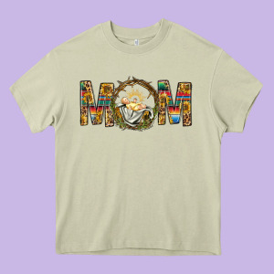 Western Mom With Baby Jesus Heavy Core Tee Designed By Bundleandbundleshop