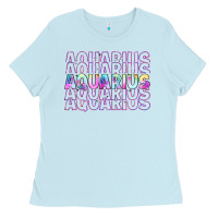 Baby Blue aquarius Ladies Tee - Artiststas