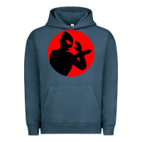 Pigment Midnight Navy ultraman Urban Hoodie - lanVoArt