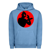 Pigment Pebble Blue ultraman Urban Hoodie - lanVoArt