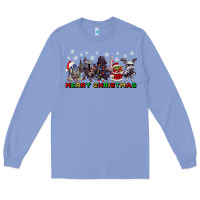 Colony Blue merry christmas gnomies Long Sleeve Tee - CowGirlArtShop