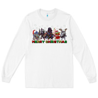 White merry christmas gnomies Long Sleeve Tee - CowGirlArtShop
