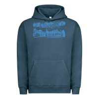 Pigment Midnight Navy collinwood mansion from dark shadows Urban Hoodie - lanVoArt