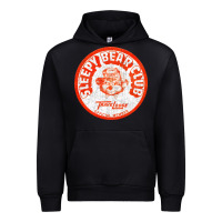 Black sleepy bear club   70s thrift store aesthetic Urban Hoodie - lanVoArt