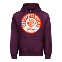Mauve Wine sleepy bear club   70s thrift store aesthetic Urban Hoodie - lanVoArt