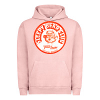 Pigment Salmon sleepy bear club   70s thrift store aesthetic Urban Hoodie - lanVoArt