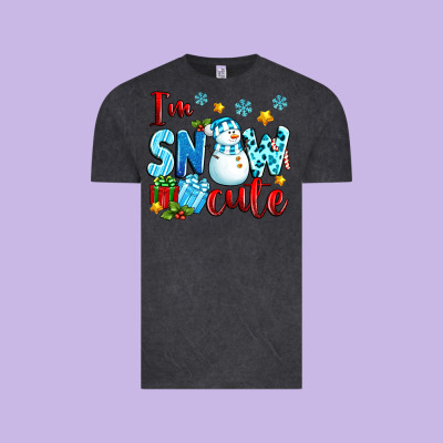 I'm Snow Cute Vintage Tee Designed By Texasbilliewilder