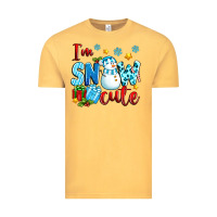 Vintage Mustard i'm snow cute Vintage Tee - texasbilliewilder