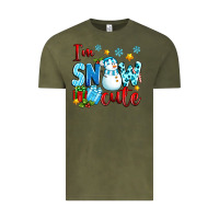 Vintage Olive i'm snow cute Vintage Tee - texasbilliewilder