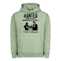 Pigment Oil Green wanted bonnie and clyde, distressed Urban Hoodie - lanVoArt