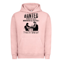 Pigment Salmon wanted bonnie and clyde, distressed Urban Hoodie - lanVoArt