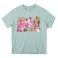 Arona Pink Christmas Coffee Cups Bbs Heavy Core Tee - BundleAndBundleShop