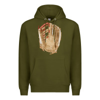 Army Green Catchers Mitt Fa Element Premium Hoodie - FaDigitalArtStudio