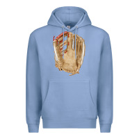 Colony Blue Catchers Mitt Fa Element Premium Hoodie - FaDigitalArtStudio