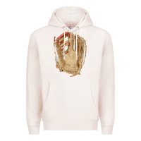 Pale Pink Catchers Mitt Fa Element Premium Hoodie - FaDigitalArtStudio