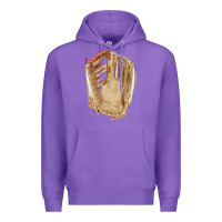 Purple Catchers Mitt Fa Element Premium Hoodie - FaDigitalArtStudio