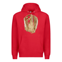 Red Catchers Mitt Fa Element Premium Hoodie - FaDigitalArtStudio