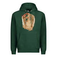 Sports Green Catchers Mitt Fa Element Premium Hoodie - FaDigitalArtStudio