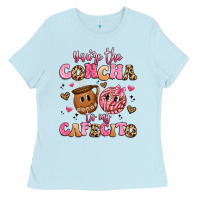 Baby Blue you're the concha to my cafecito Ladies Tee - Artiststas