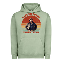 Pigment Oil Green rip wheeler quote poster art Urban Hoodie - lanVoArt