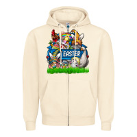 Sandshell Easter truck Zipper Hoodie - CowhideDigitalArt
