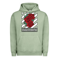 Pigment Oil Green Music Vintage Retro Chase Atlantic Gifts For Music Fans Urban Hoodie - lanVoArt