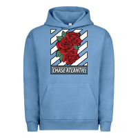Pigment Pebble Blue Music Vintage Retro Chase Atlantic Gifts For Music Fans Urban Hoodie - lanVoArt