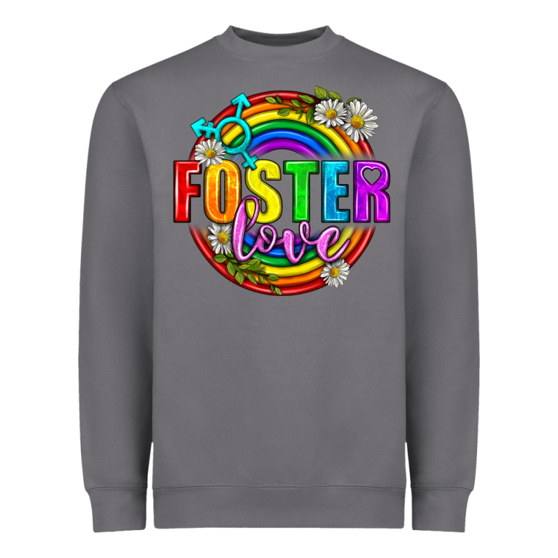 Foster Love Pride Lgbtq Heavyweight Sweatshirt by BundleAndBundleShop | Teevron