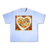 Grape Ice fall heart with leopard Urban Heavy Tee - TumblerDesignByShophia