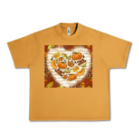 Peanut Butter fall heart with leopard Urban Heavy Tee - TumblerDesignByShophia