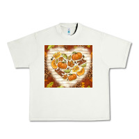 Pistachio fall heart with leopard Urban Heavy Tee - TumblerDesignByShophia