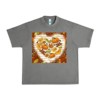 Tornado fall heart with leopard Urban Heavy Tee - TumblerDesignByShophia